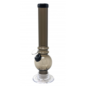 8" Acrylic Double Rim Water Pipe Assorted Styles/Color - [AJM24]
